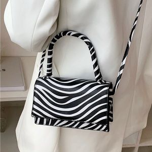 Zebra print top handle bag ***NEW***